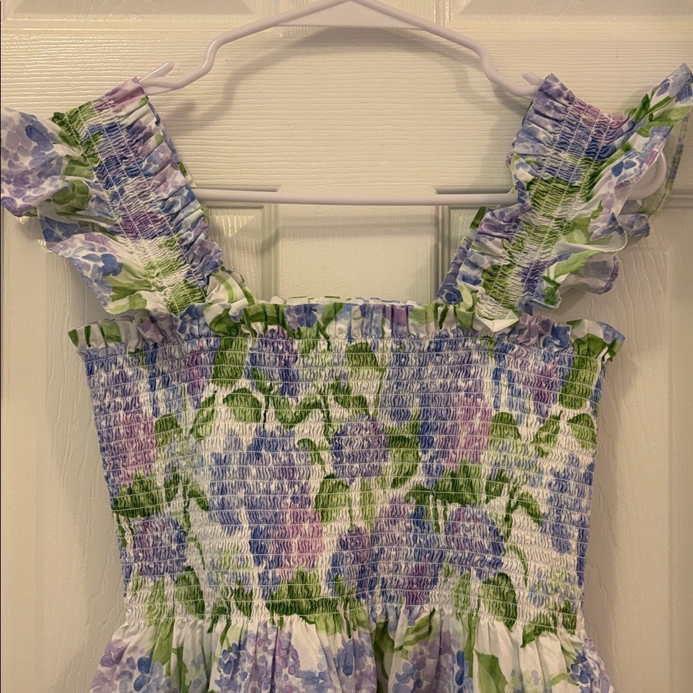 Hill House Elizabeth Nap Dress – Purple Hydrangea – Small - Picture 6 of 10